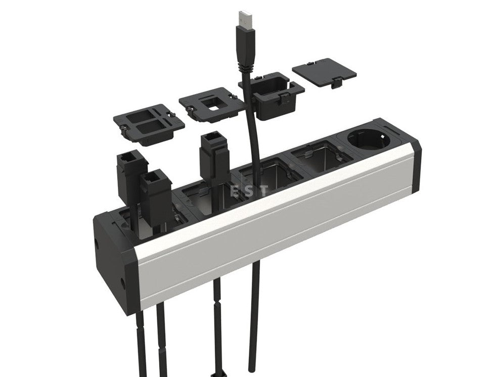ASA 56001000029 Modul Keystone VERSAPRO CAT6A FTP, černý ASA 56001000029 Modul Keystone VERSAPRO CAT6A FTP, černý